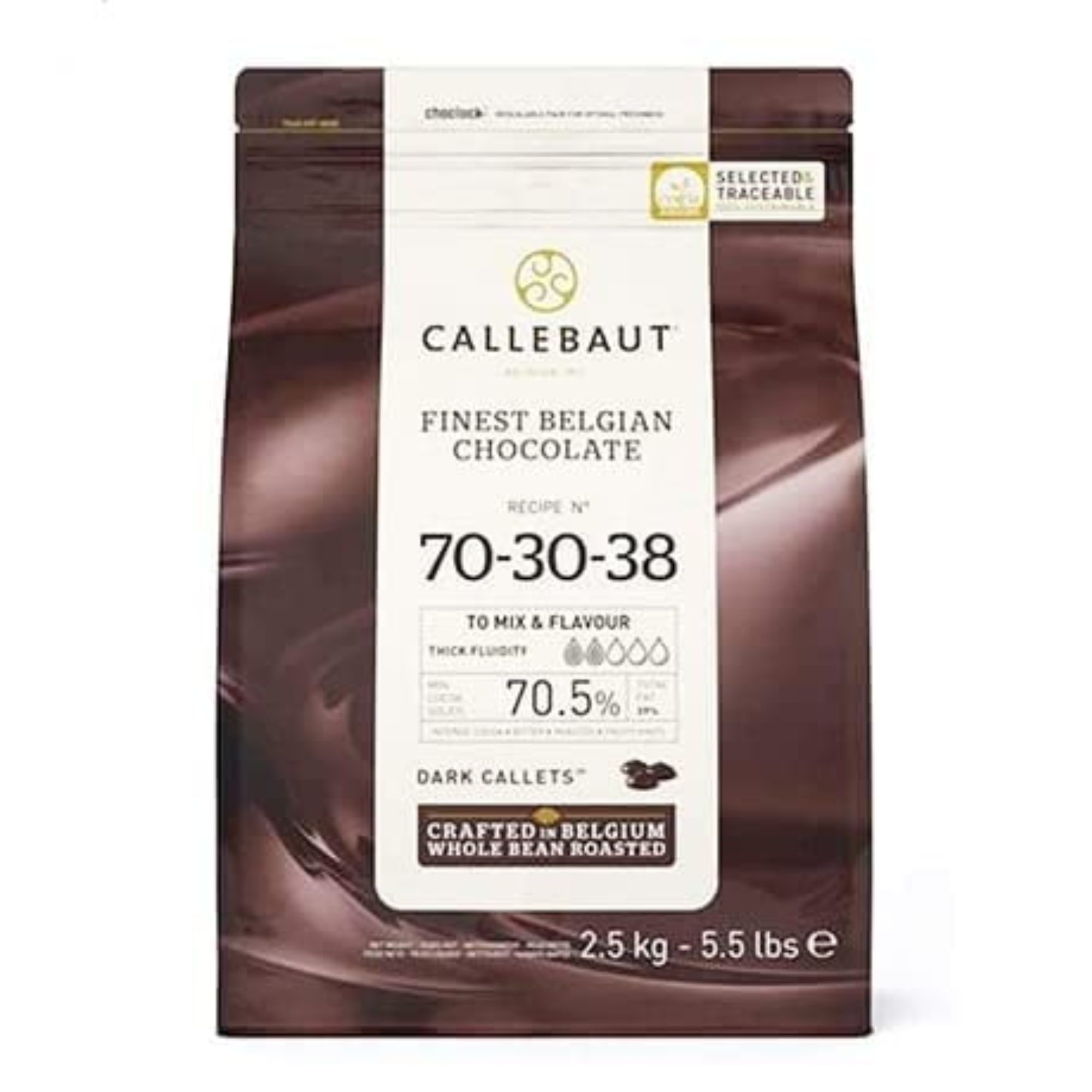 Callebaut Dark Couverture Chocolate 70-30 - 2.5 Kg